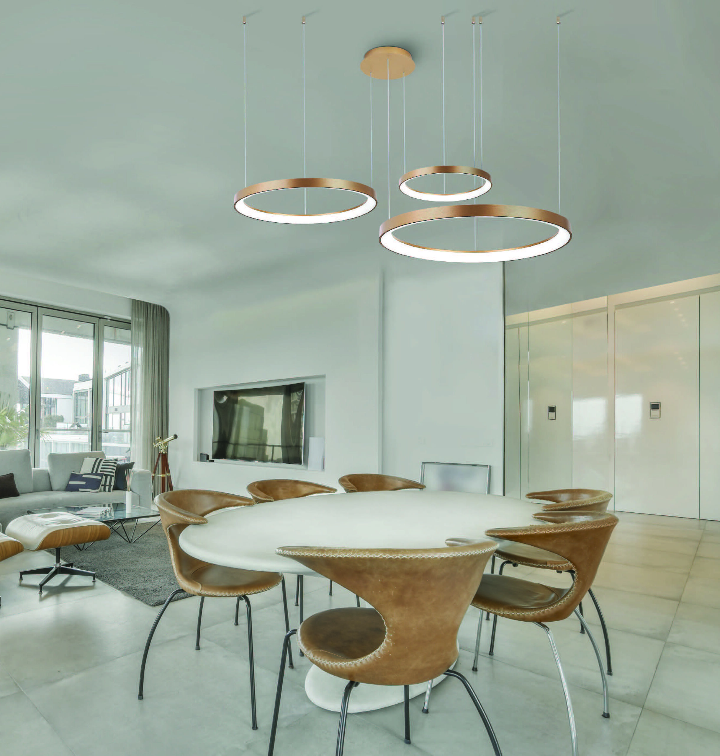 Lampadario Led Dimmerabile Agnes III 38+58+78 AZ5026 AGNES PENDANT 385878 scaled