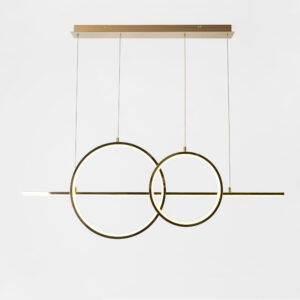 Lampadario moderno oro CHOLET 2A ORO