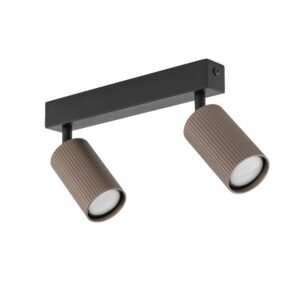 Faretto da soffitto TUNE MARRONE 2XGU10 – Eleganza Straordinaria e Illuminazione Potente