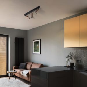 Faretto da soffitto TUNE MARRONE 3XGU10 – Illuminazione Straordinaria, Tripla Potenza e Design Raffinato