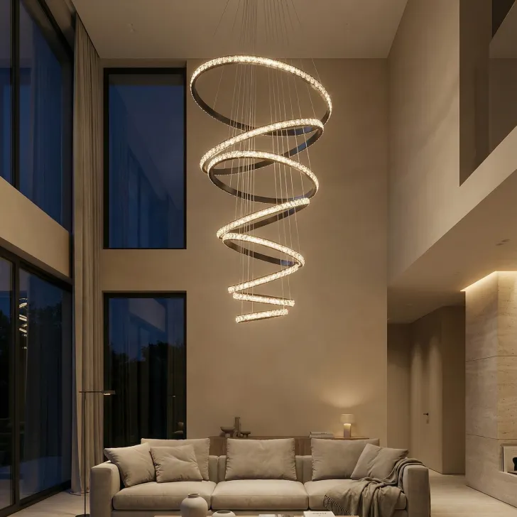 Lampadario dimmerabile soggiorno